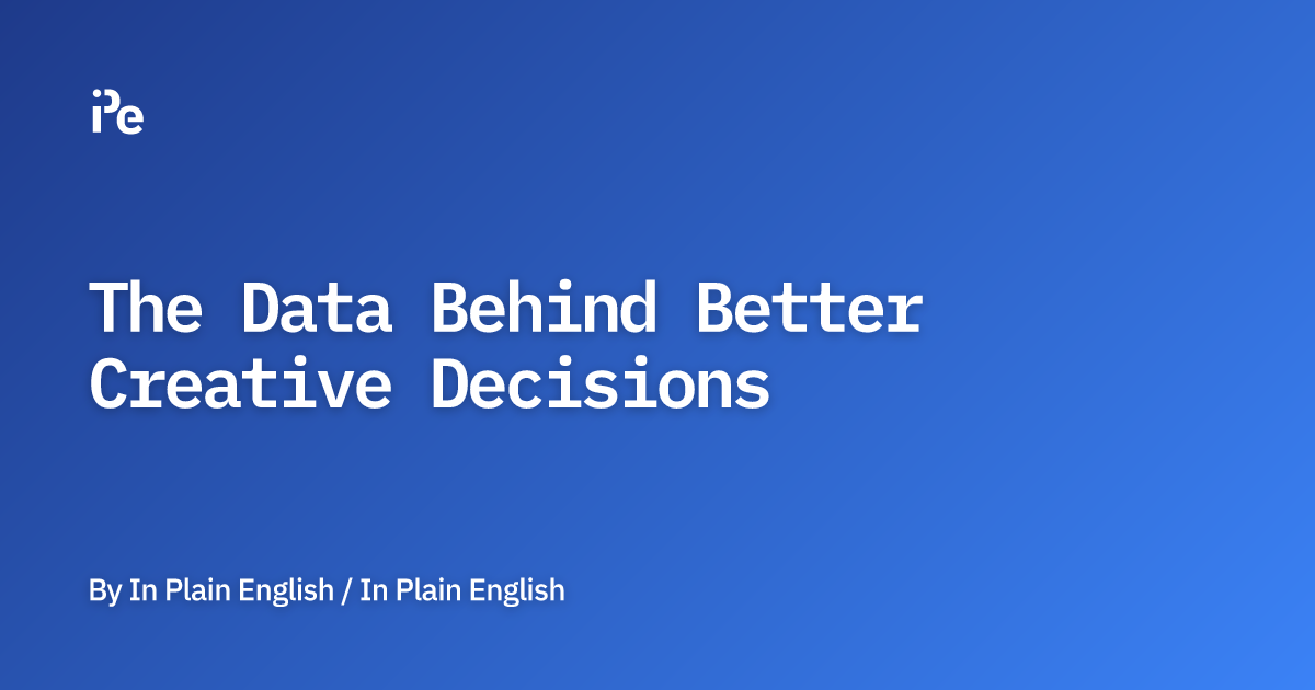 The Data Behind Better Creative Decisions