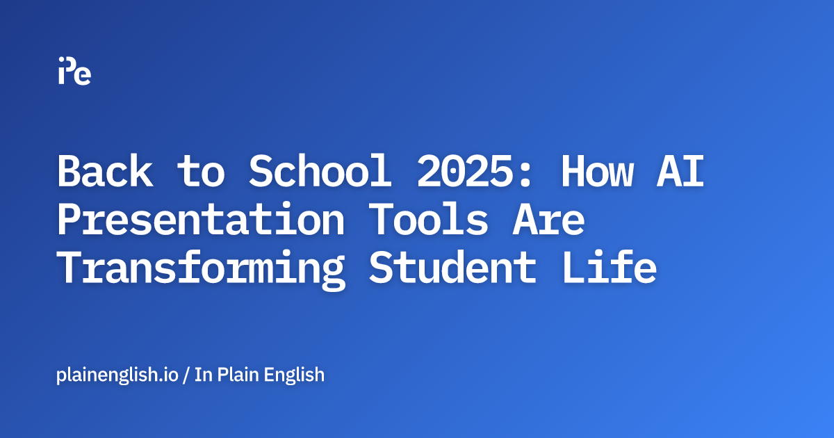 Back to School 2025: How AI Presentation Tools Are Transforming Student Life