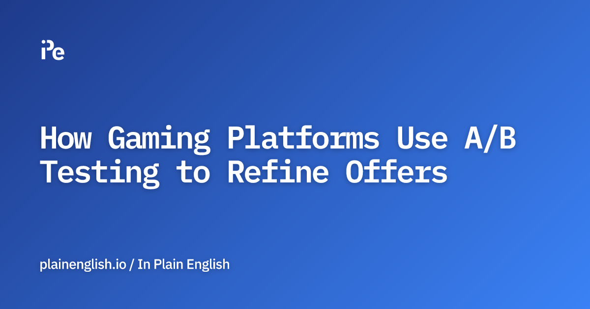 How Gaming Platforms Use A/B Testing to Refine Offers