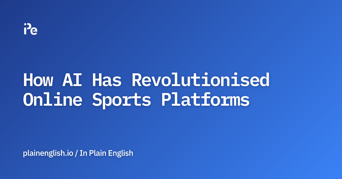 How AI Has Revolutionised Online Sports Platforms