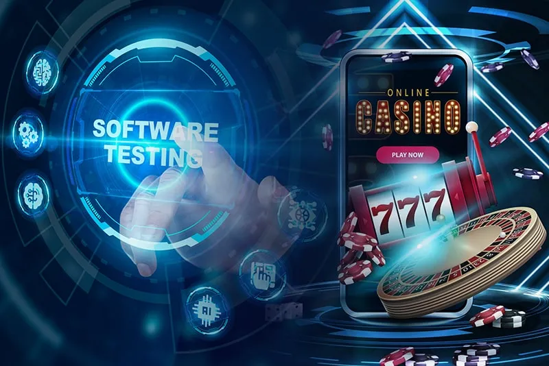 An image showing online casino test to determine safest casino