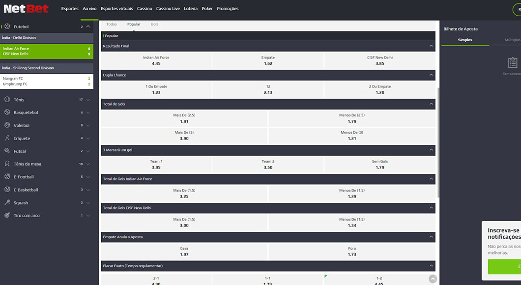 Football Live Casino in Brasil