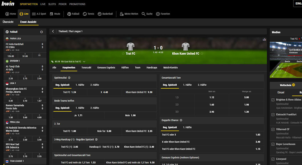 Soccer Live Casino in Germany