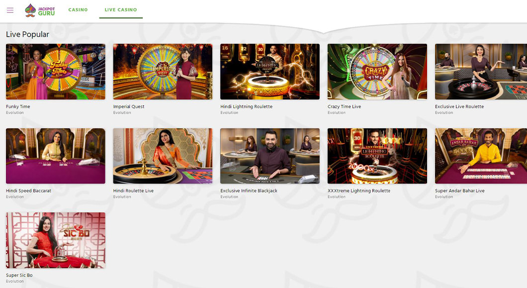 Indian Live Casino Screenshot