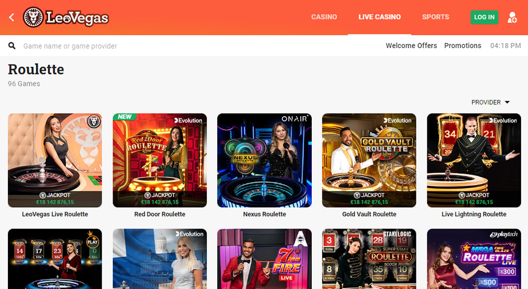 best online live dealer casino