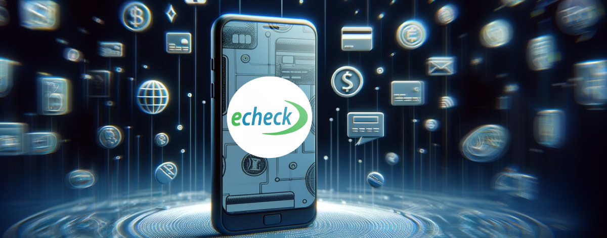 eCheck mobile payments at an online casino