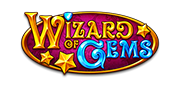 Wizard of Gems slot logo