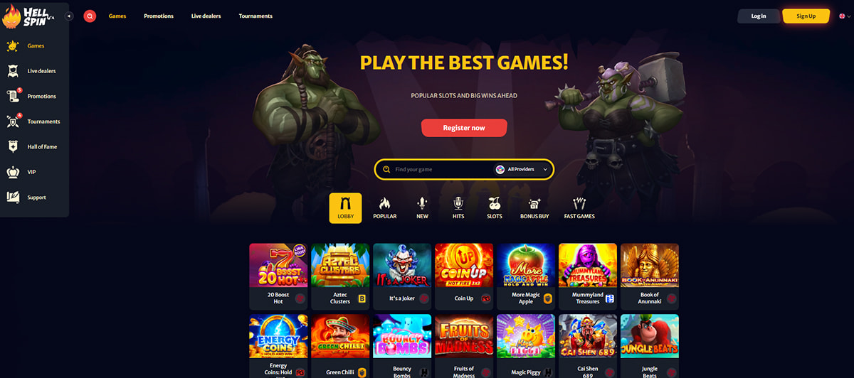 Hell Spin Online Casino